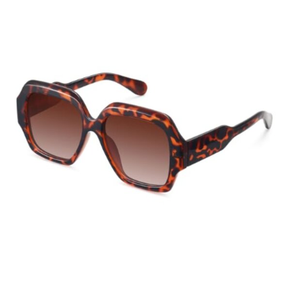 Accessories - Oversized Square Polarized Sunglasses – Classic Design with Full UV Protection